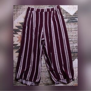 Wild Fable Burgundy Striped Pants